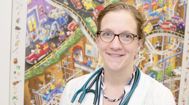 Physician Andrea Shaw is in charge of the Upstate pediatric refugee clinic at Upstate Medical University. She and her team treat about 300 children a year