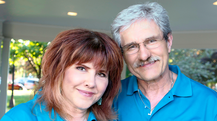Frieda and Gary Weeks, of Liverpool, founded Hope for Heather to raise awareness and funds for ovarian cancer research. Their late daughter, Heather, worked for the Ovarian Cancer Research Fund. Photo courtesy of Rick Policastro.