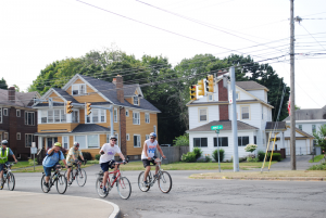 biking