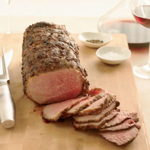 coriander dusted roast beef