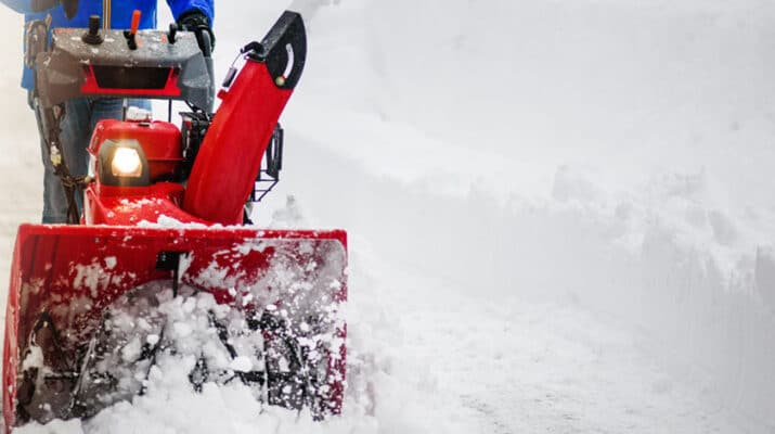 Snow blowers with an average sound level of about 80 to 85 decibels can potentially harm your hearing after two consecutive hours of exposure, according to the Centers for Disease Control and Prevention. Other noises that can cause hearing loss include firecrackers, sirens and other loud sounds.